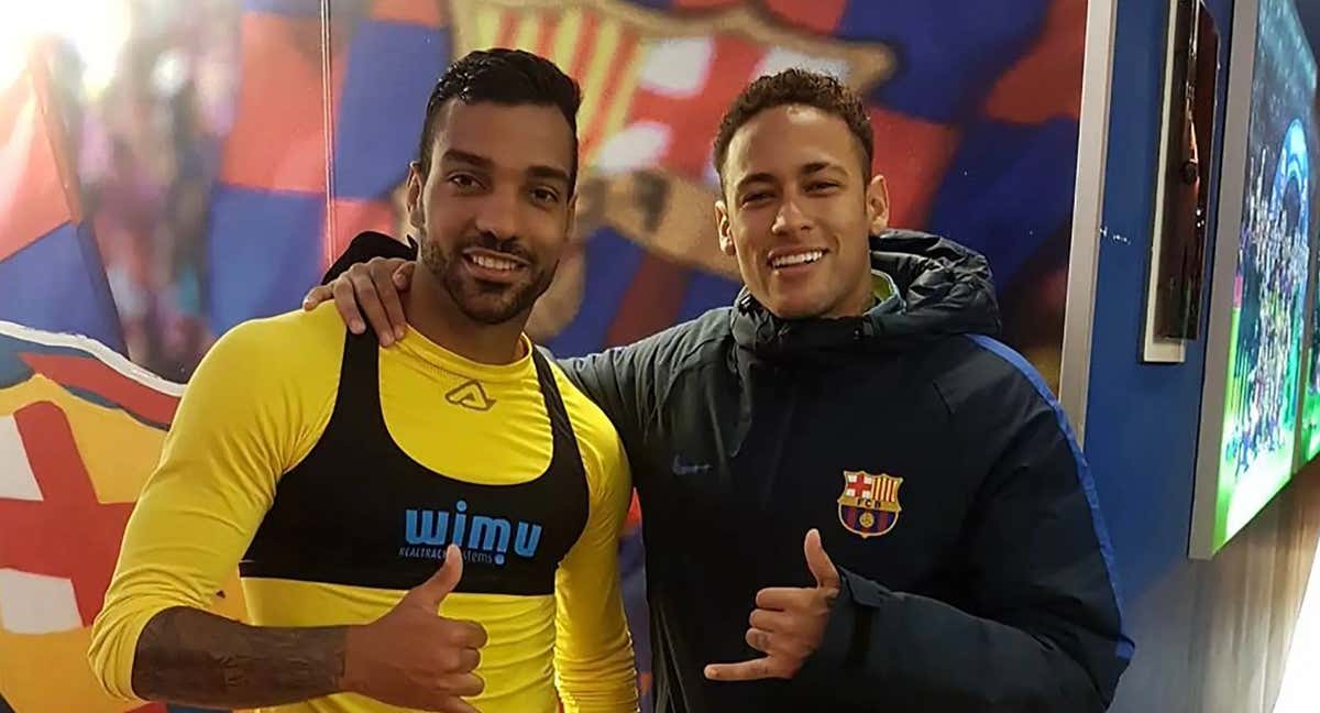 Michel Macedo y Neymar, amigos dentro y fuera del campo