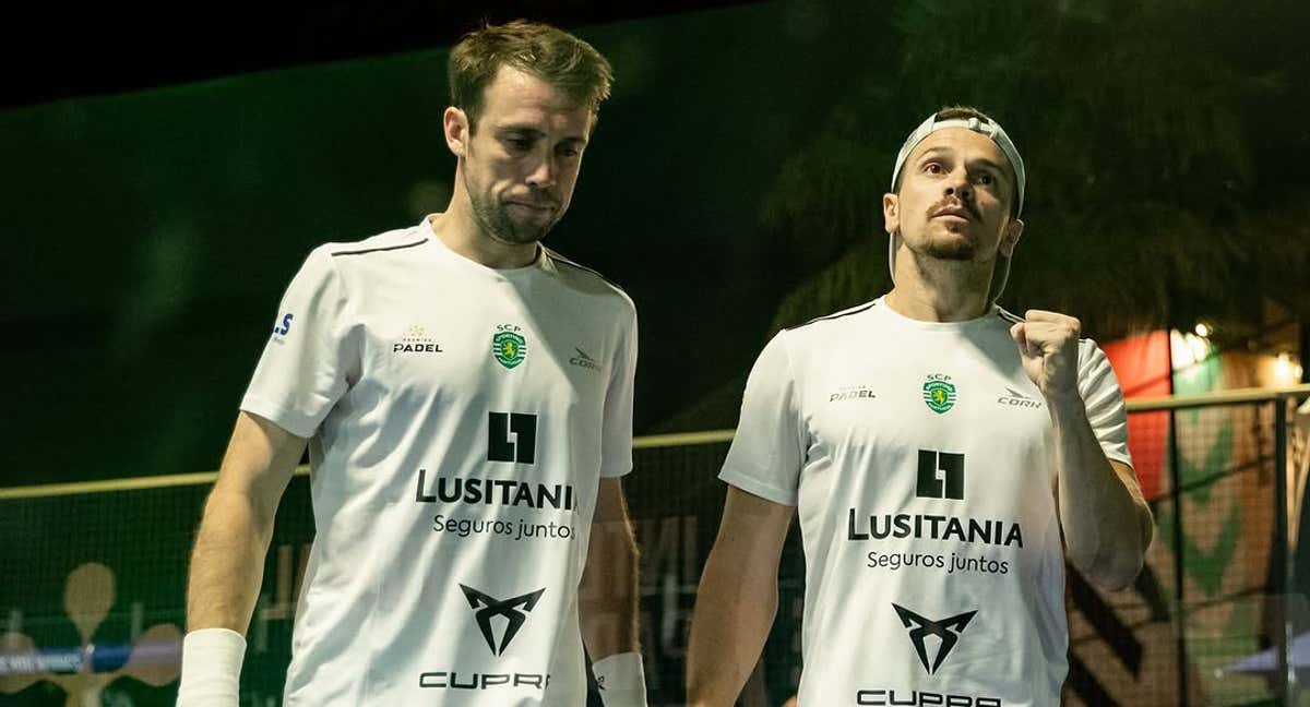 Los hermanos Deus firmaron en Riad su mejor resultado en Premier Padel hasta la fecha. /Premier Padel