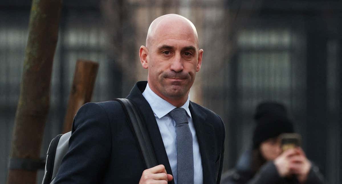 Luis Rubiales, a la salida del juzgado.