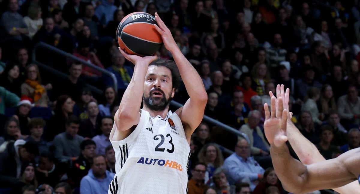 Sergio Llull en un partido de la Euroliga. /EFE