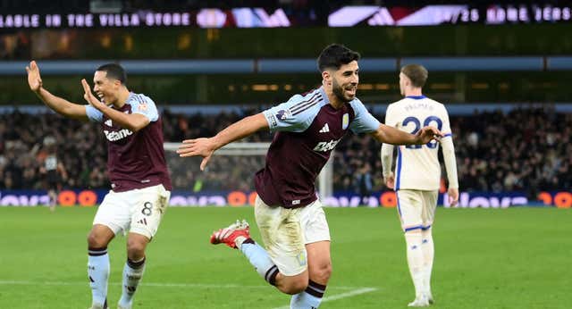 Un doblete estelar de Marco Asensio acerca al Aston Villa de Unai Emery a los puestos europeos