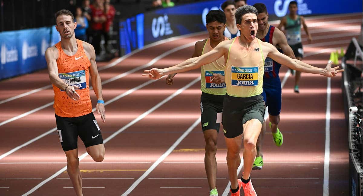 Mariano García (27), oro nacional indoor. /SERGIO PÉREZ / EFE