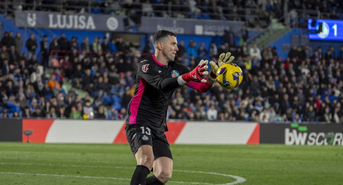 David Soria, en el partido ante el Betis.