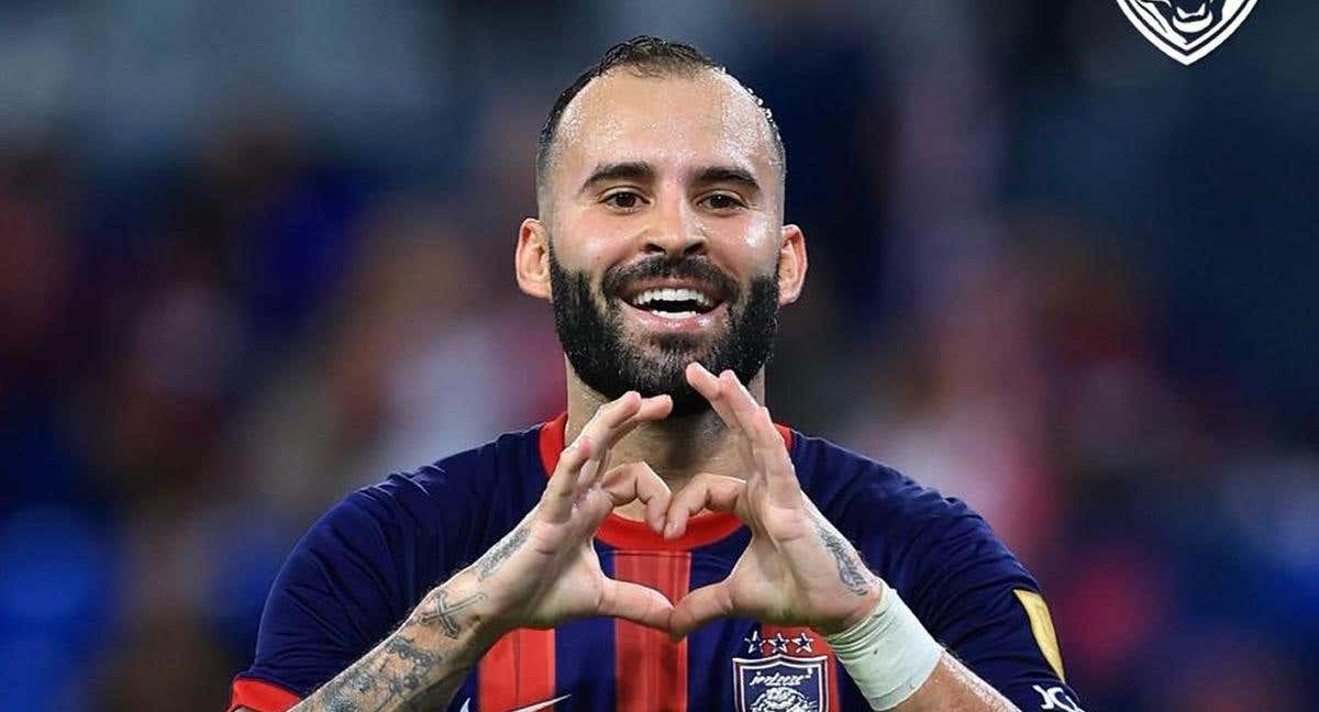 Jesé celebra un gol./JOHOR Southern Tigers