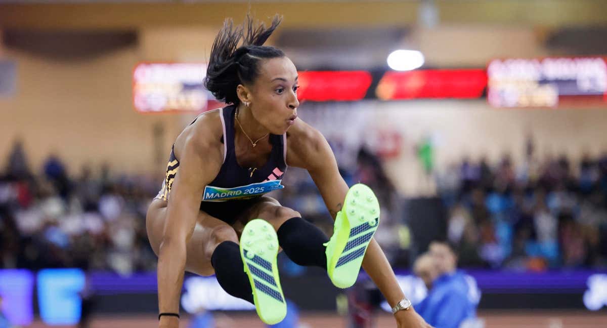 Ana Peleteiro, en el pasado Campeonato de España en Madrid./EFE