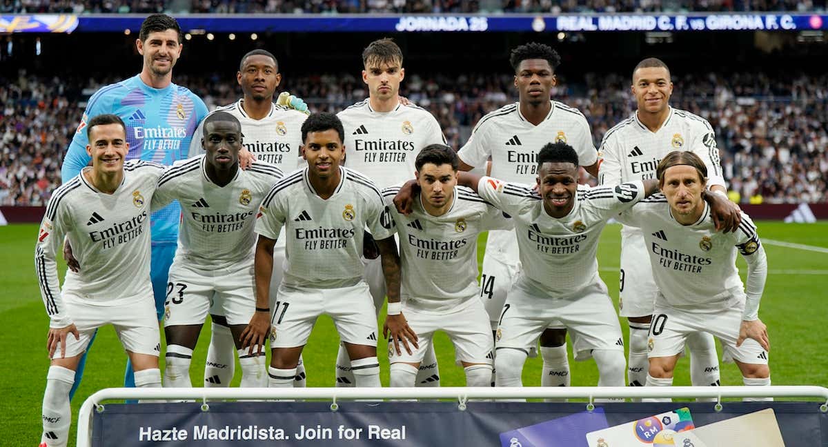 Alineación del Real Madrid./REUTERS