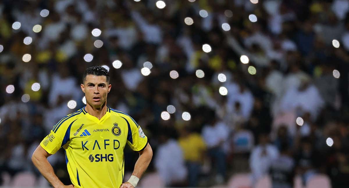 Cristiano Ronaldo, en un partido con el Al Nassr./REUTERS