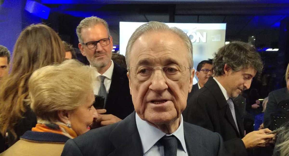 Florentino Pérez, en un acto./RELEVO