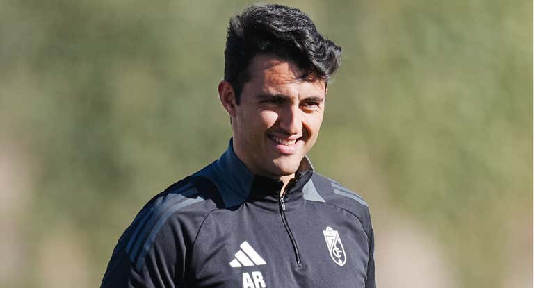 Arturo Ruiz durante un entrenamiento.