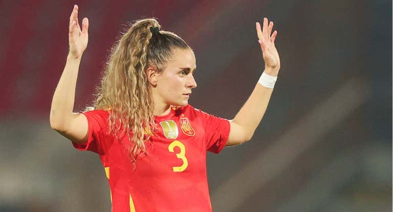 Teresa Abelleira con la Selección.