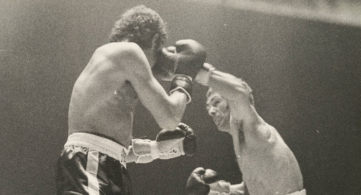 Pedro Carrasco, en una pelea.