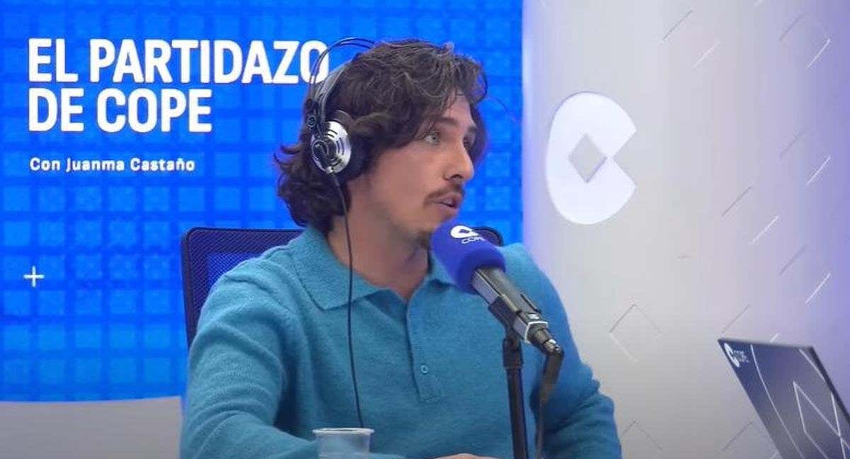 Javi Poves, en el Partidazo de Cope./