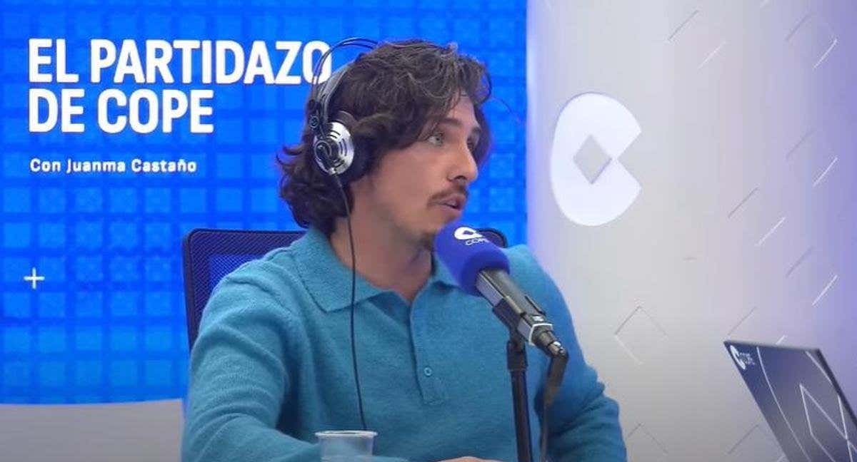 Javi Poves, en el Partidazo de Cope.