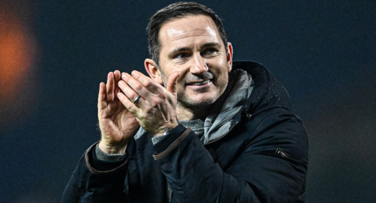 Frank Lampard celebrando una victoria.