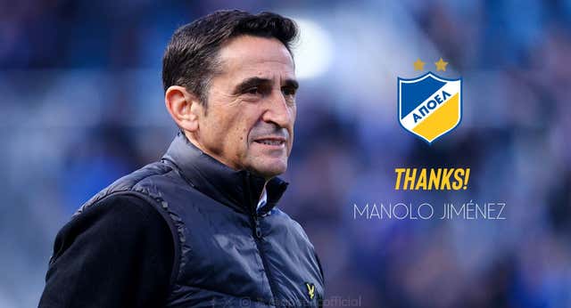 El Apoel y Manolo Jiménez acuerdan su salida tras cuatro meses y medio