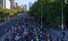 Los 45.000 corredores de la maratón de Madrid llevarán un mensaje contundente contra las drogas