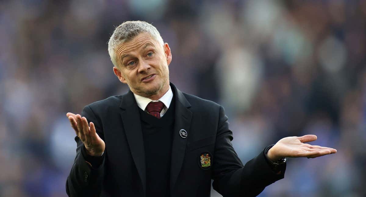 Solskjaer, en un partido con el United./ARCHIVO