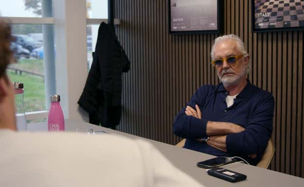 Briatore acapara focos en el cuarto capítulo de Drive to Survive. NETFLIX