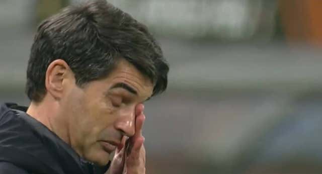 Emoción a flor de piel de Paulo Fonseca en el que podría ser su último partido al frente del Olympique de Lyon