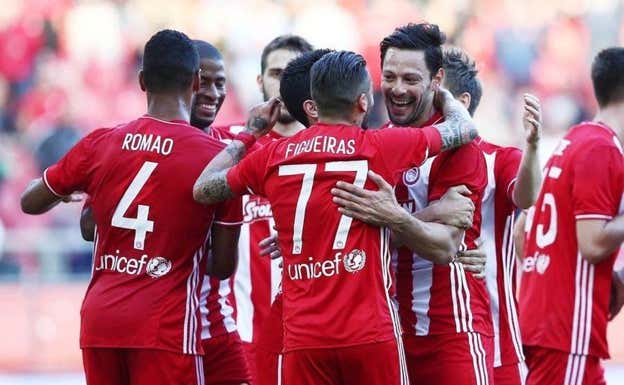De la Bella, en su etapa en el Olympiacos.  EFE
