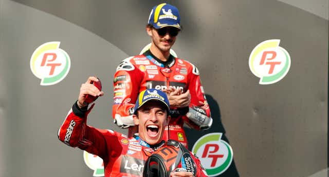 Pecco Bagnaia refleja una enorme diferencia de mentalidad respecto a Marc Márquez: «Nunca estoy contento con un tercero»