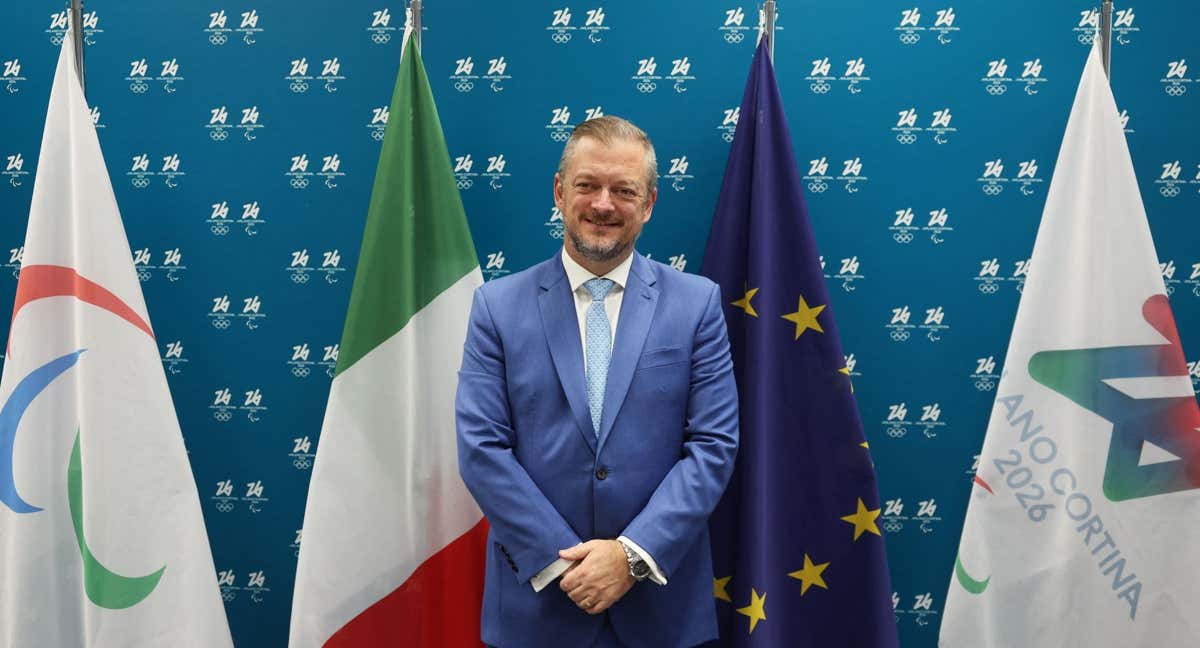 Andrew Parsons, a un año de los Juegos de Milán-Cortina d'Ampezzo.