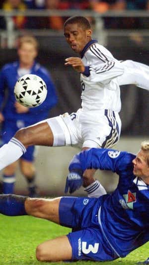 Eto'o, ante el Molde.