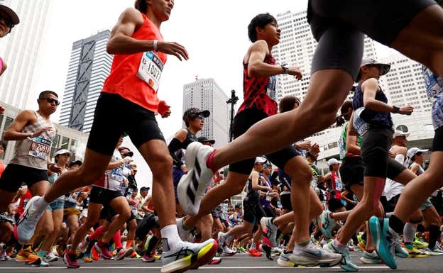 Imagen de la maratón de Tokio 2025. REUTERS
