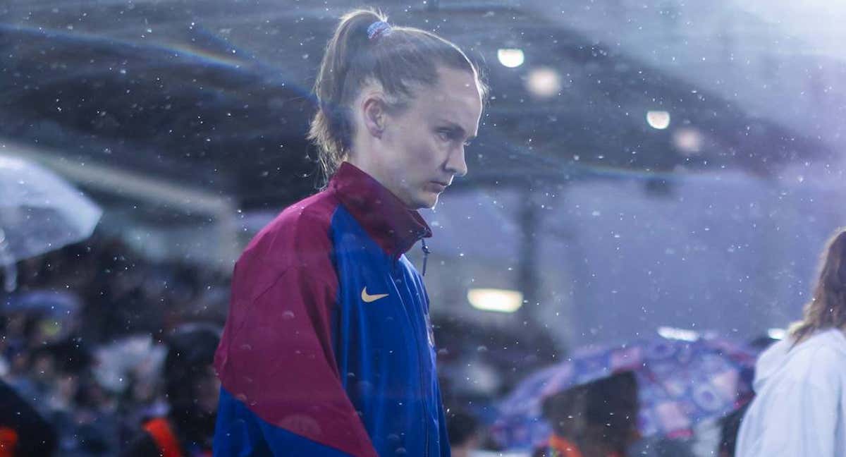 Graham Hansen durante el partido ante el Real Madrid del pasado jueves. /FCB Femení