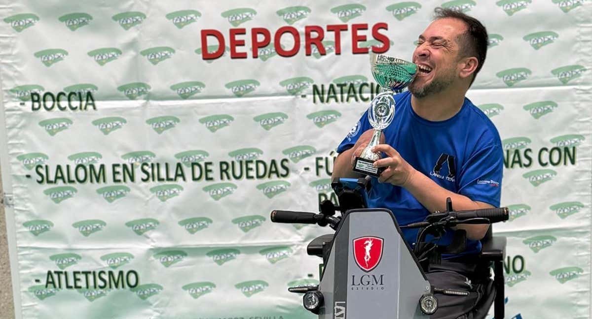 El Langui, campeón de la Liga Andaluza de Boccia. /