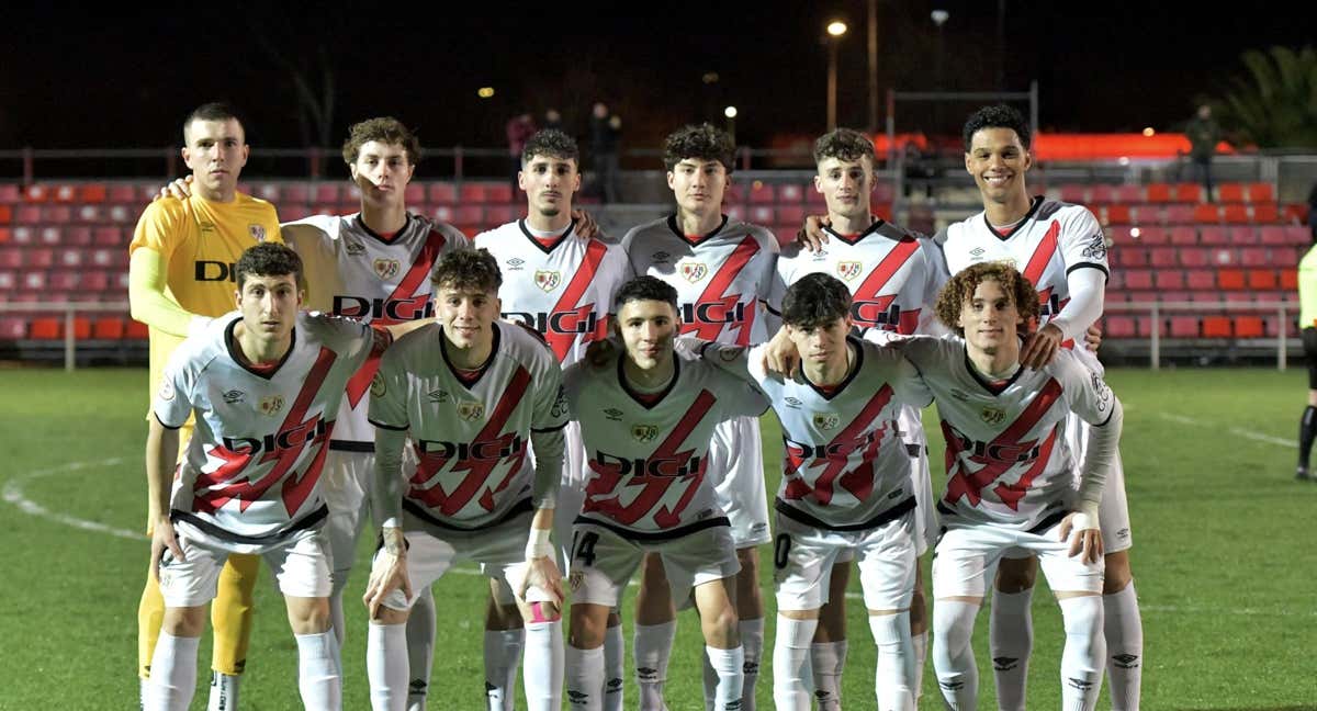 La alineación del Rayo Vallecano B./RAYO VALLECANO