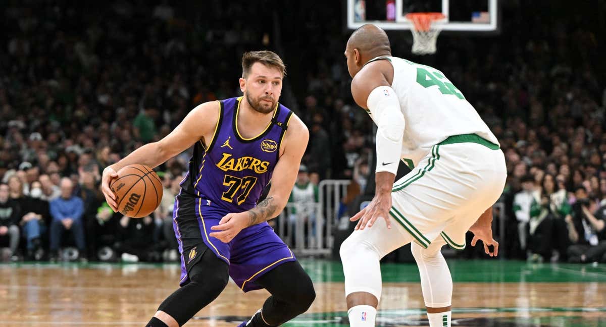 Doncic, contra los Celtics.