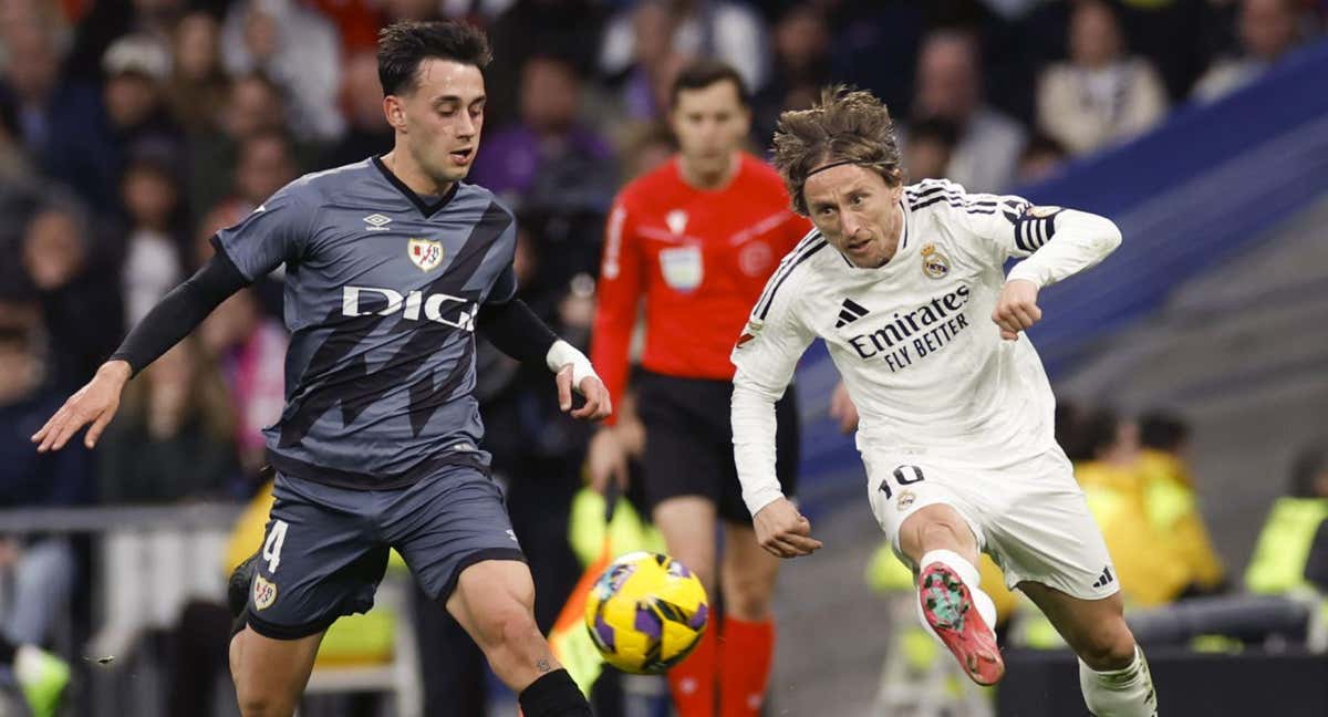 Luka Modric jugó los 90' ante el Rayo Vallecano. /EFE / Javier Lizón