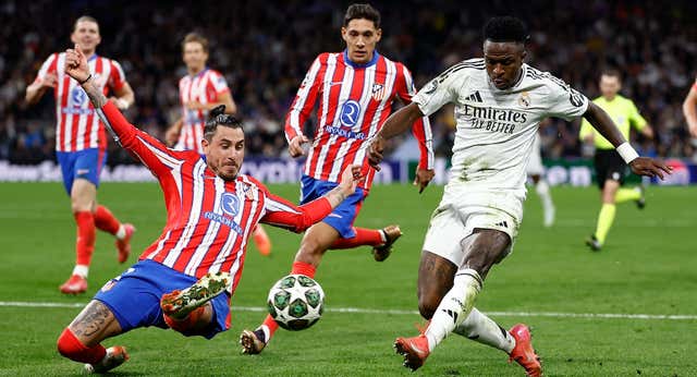 Alineaciones confirmadas del Atlético – Real Madrid de Champions League