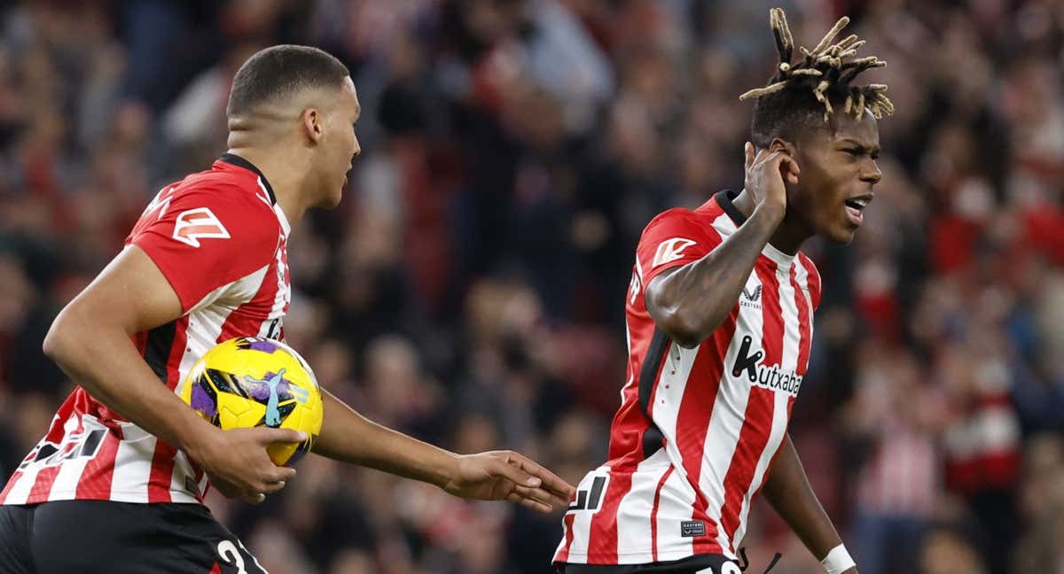 Nico Williams, un jugador clave del Athletic Club.