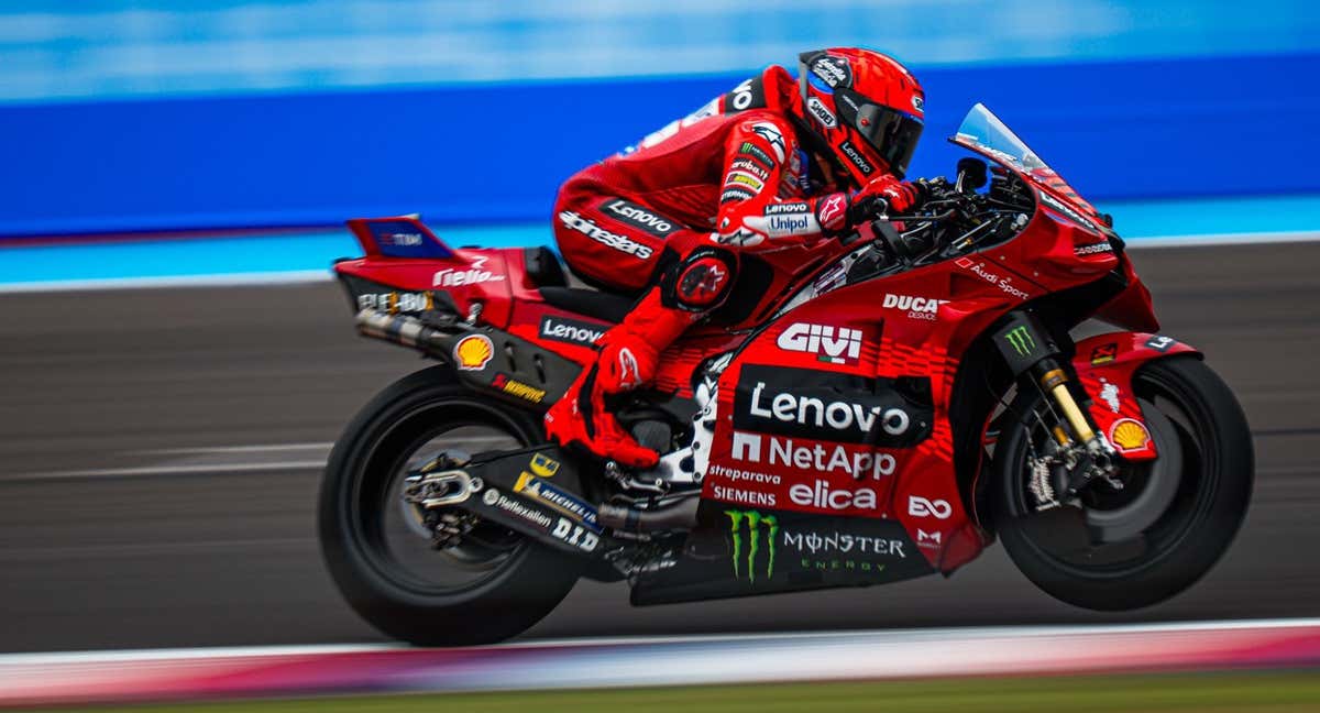 Marc Márquez en Termas de Rio Hondo. /Ducati