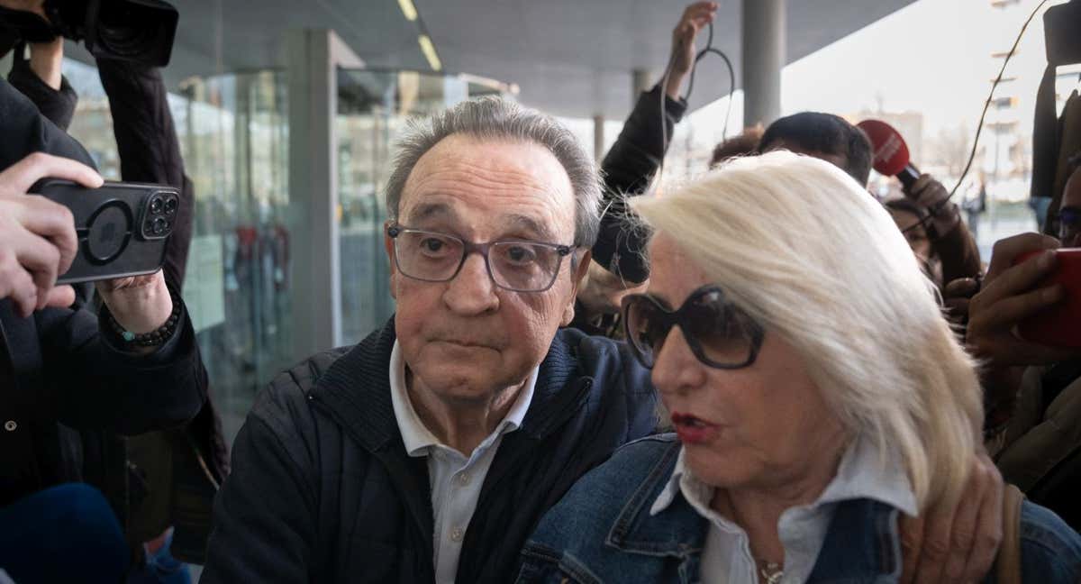 Enríquez Negreira, después de salir de los juzgados.