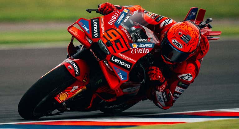 Marc Márquez en Termas de Rio Hondo.