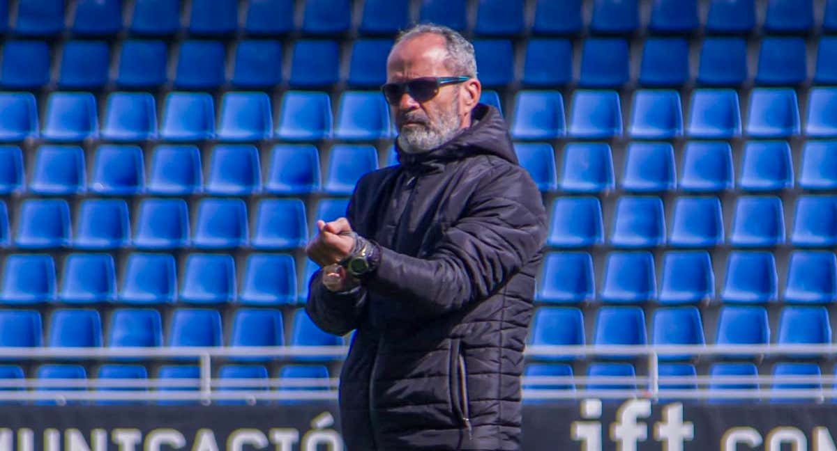 Álvaro Cervera, en un entrenamiento.