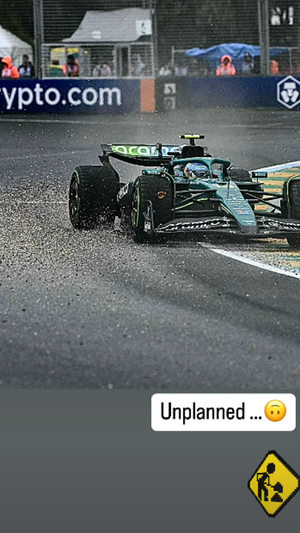 Story de Alonso. INSTAGRAM