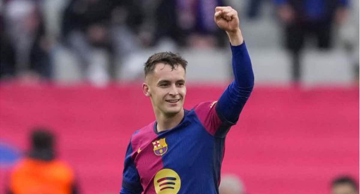 Marc Casadó, en un encuentro de esta temporada con el FC Barcelona.
