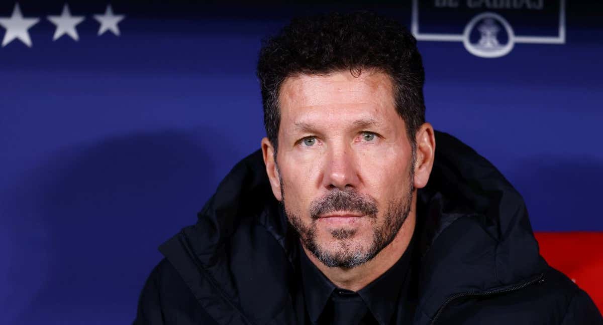 Simeone, entrenador del Atlético de Madrid. /AFP