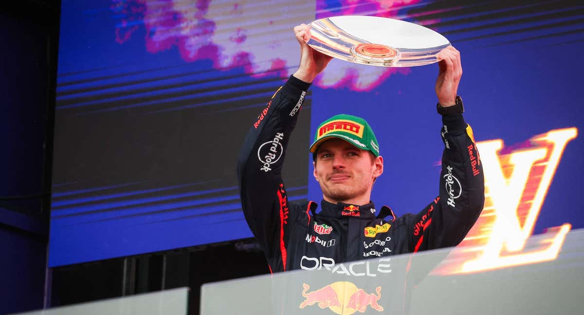 Verstappen rentabilizó su tercera posición de salida y terminó segundo.