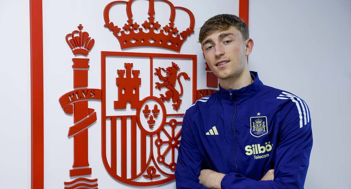 Dean Huijsen en la Ciudad Deportiva de Las Rozas. /EFE