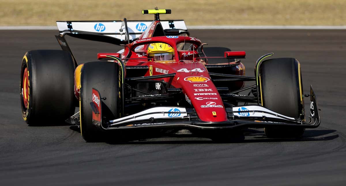 Hamilton, durante el Gran Premio de China.
