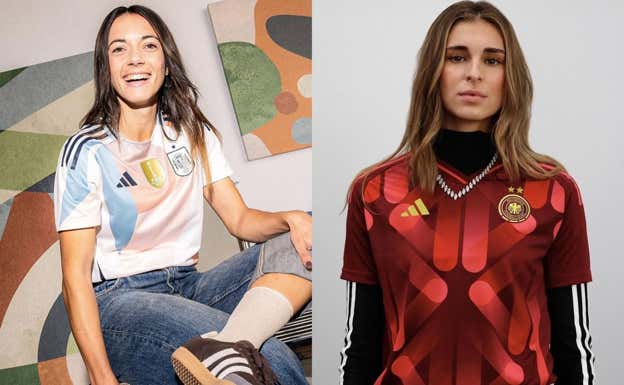 Visitantes de España y Alemania.  Adidas Football.
