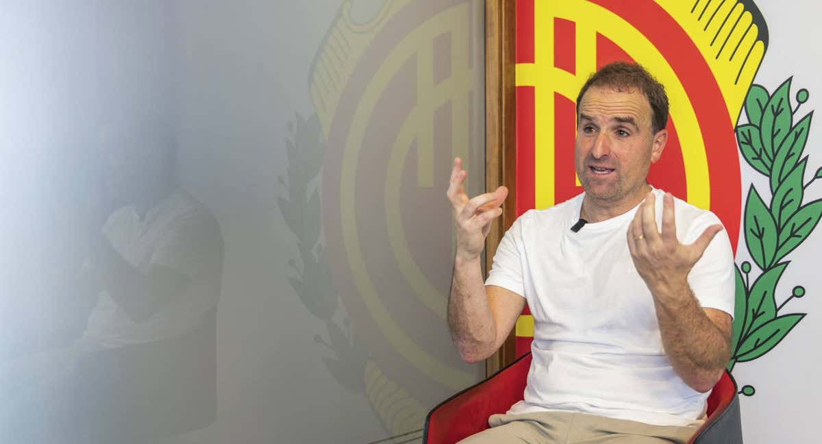 Jagoba Arrasate, en la entrevista.