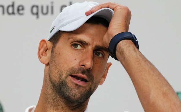 Novak Djokovic, durante una rueda de prensa.  Dimitar DILKOFF / AFP