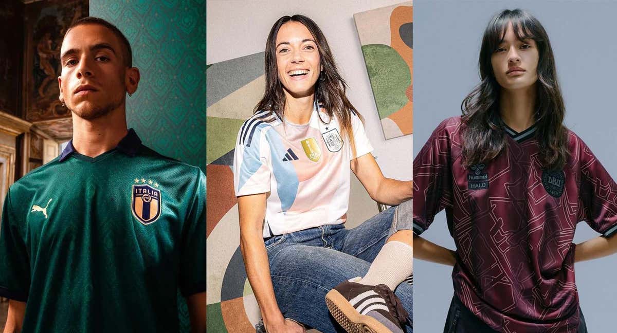 Camisetas de selecciones.