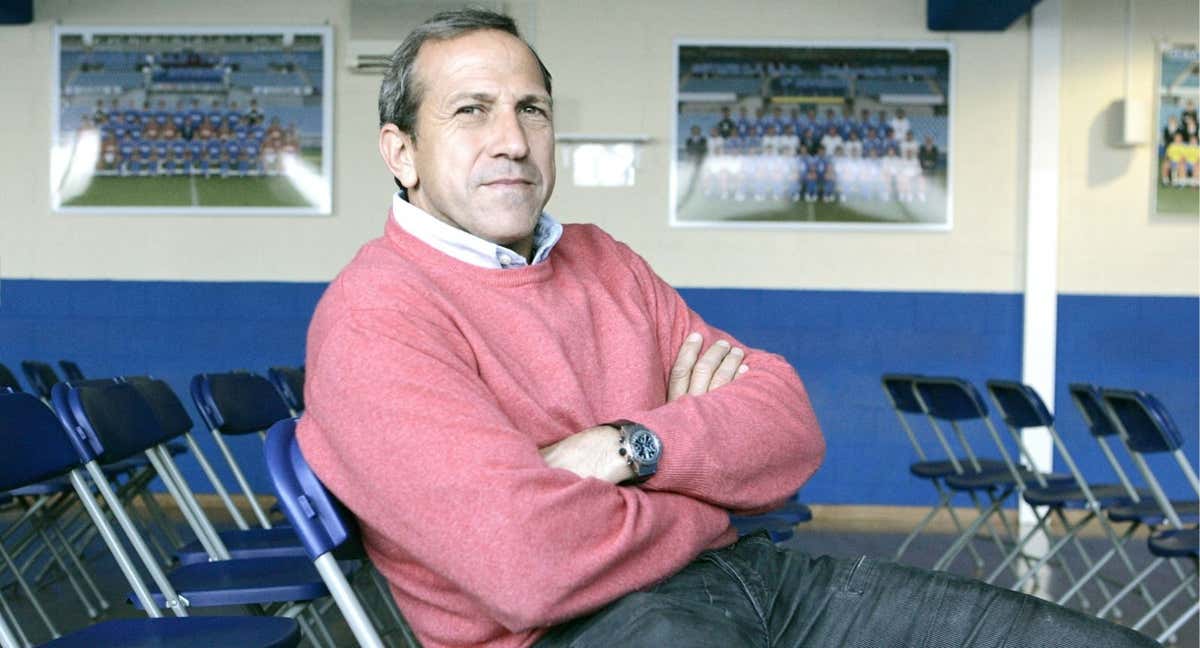 Víctor Muñoz durante su etapa como entrenador del Getafe.
